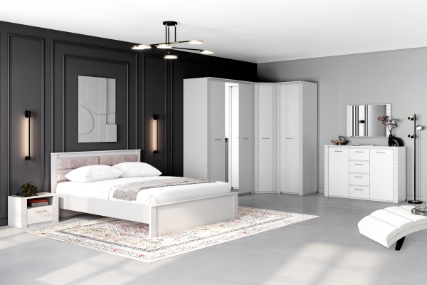 Кровать 1400 "Элана" спальня Персидский жемчуг Кровать 1400 "Элана" спальня Персидский жемчуг