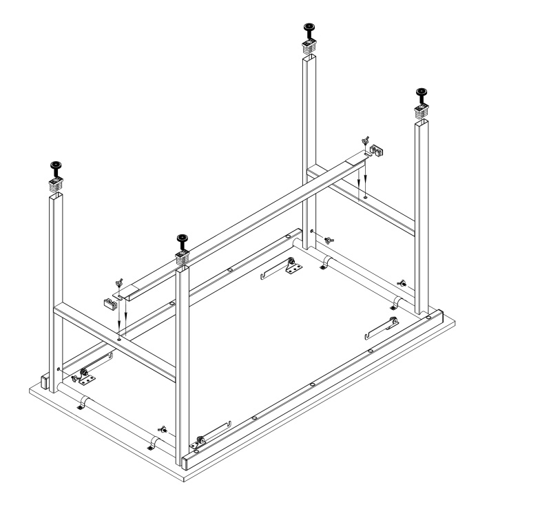 Стол раскладной "Брион №1" Бодега белая